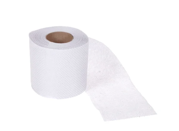 Белая туалетная бумага — стоковое фото