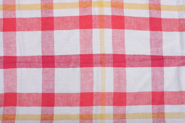 Patrón de mantel rojo y blanco — Foto de Stock