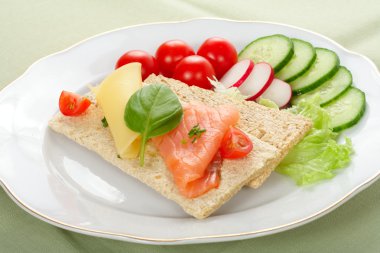 Dietetic sandwich clipart