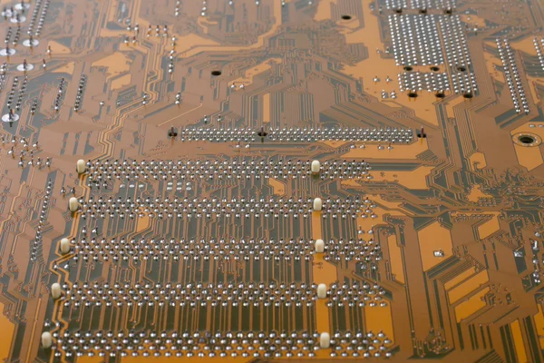 茶色の回路基板 — ストック写真