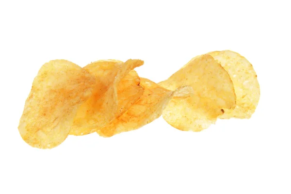 Skivor med chips — Stockfoto