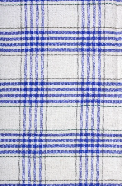 Padrão de toalha de mesa azul e branco — Fotografia de Stock