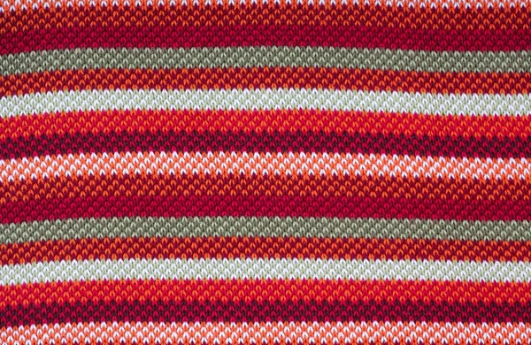 색상 스트라이프 모직 스웨터 — 스톡 사진