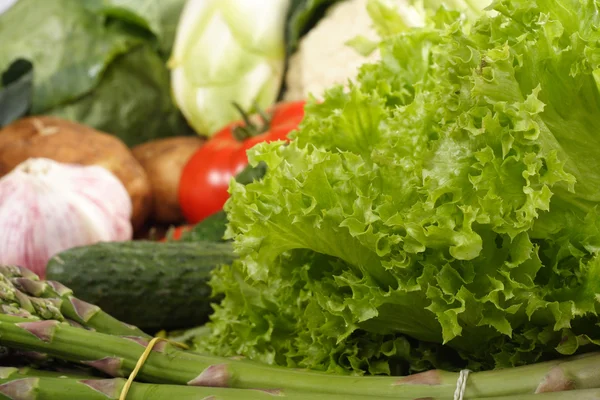 Fresh Vegetables ingredients of food — Stock Photo, Image