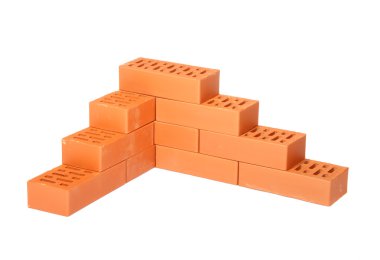 Red bricks clipart