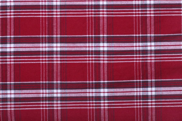 Patrón de mantel rojo y blanco — Foto de Stock