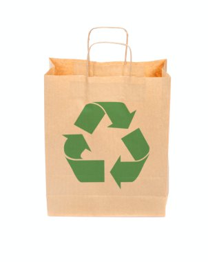 Ecological paper bag clipart