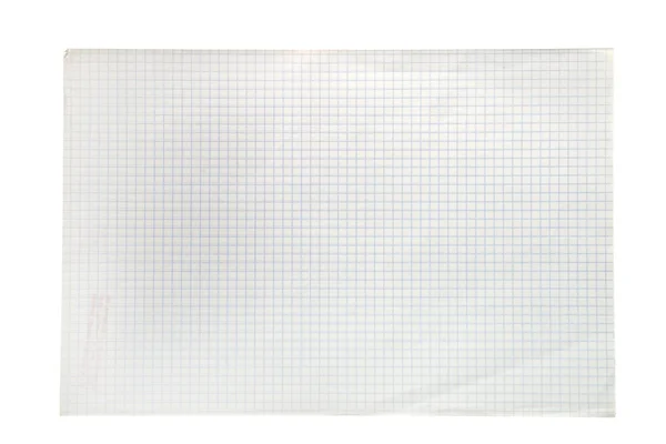 Folha de caderno quadrada em branco — Fotografia de Stock