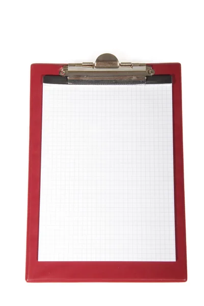 Notebook met clip — Stockfoto