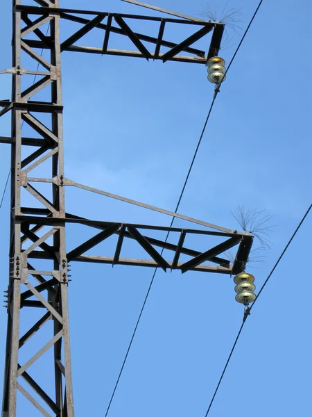 Stromleitungsmast, Energie — Stockfoto