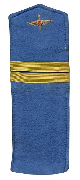 Wzór radziecki niebieski-procy karabin na białym tle — Zdjęcie stockowe