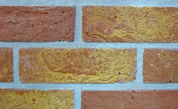 Kırmızı tuğla duvar, inşaat kavramı — Stok fotoğraf