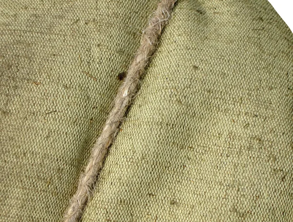 Textura de primer plano de lona, cordón textil — Foto de Stock