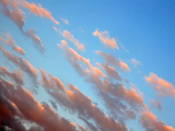 Cielo azul, concepto de puesta de sol — Foto de Stock