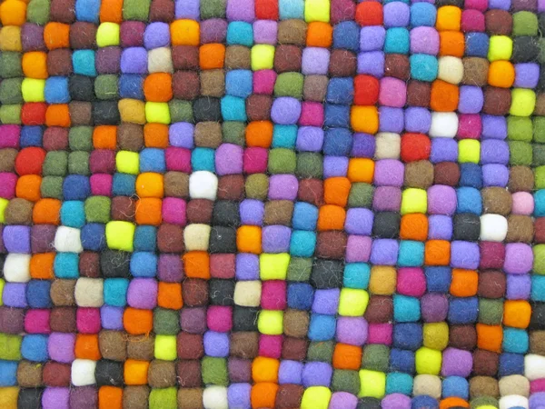 Tessuto colorato tappeto di seta turca, diversità di abbigliamento . — Foto Stock