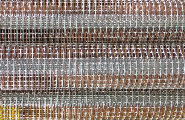 Metallisches Gitter, industrielles Konstruktionskonzept — Stockfoto