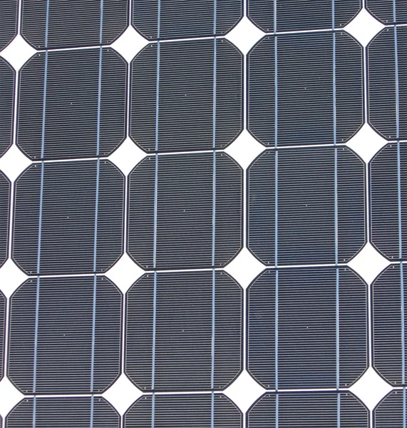 太陽電池パネルのクローズ アップ テクスチャ、産業機器 — ストック写真