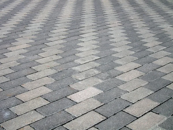 Abstrato ziguezague estrada tijolo textura, conceito de viagem — Fotografia de Stock