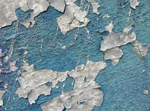壁、古い概念を塗った青いヴィンテージ — ストック写真