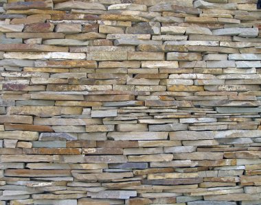 Stone heap wall, construction background details clipart