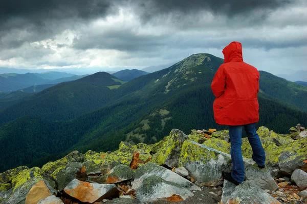 Bad weather in mountains — Stock Photo, Image