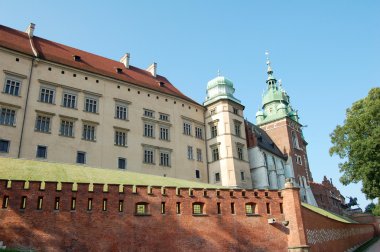 Wawel castle in Krakow clipart