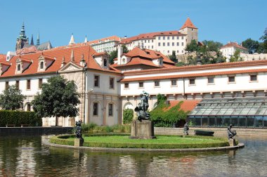 The Wallenstein Garden in Prague, Czech Republic. clipart