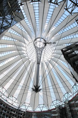 The roof of the Sony-Center in Berlin clipart