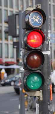 Pedestrian's traffic-light clipart