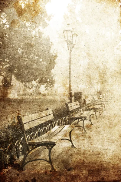 Tägliche Gasse in Odessa, Ukraine. Foto im alten Bildstil. — Stockfoto