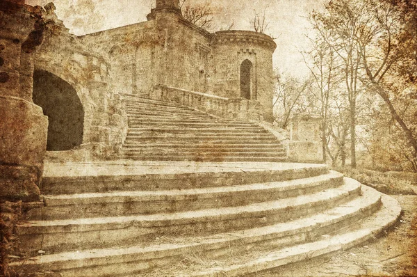 Historical castle near Odessa in village Petrovka (Ukraine) — Stock Photo, Image