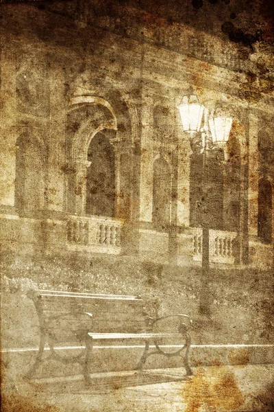 Odessa Nationales Operntheater. Foto im alten Bildstil — Stockfoto