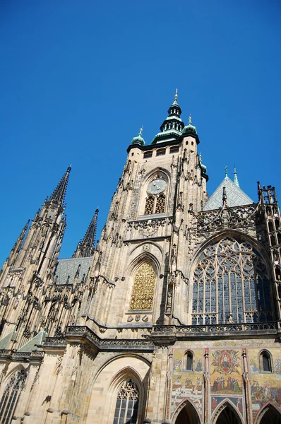 St. vitus Katedra Praskiego zamku Czechy — Zdjęcie stockowe