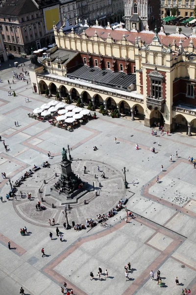 Main Market Square Cracow Poland — Stock Photo, Image