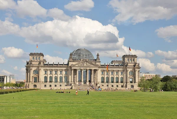 Reichstagu v Berlíně, Německo — Stock fotografie