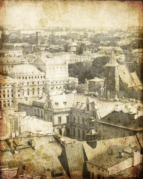 Praag. foto in oude stijl van de afbeelding. — Stockfoto