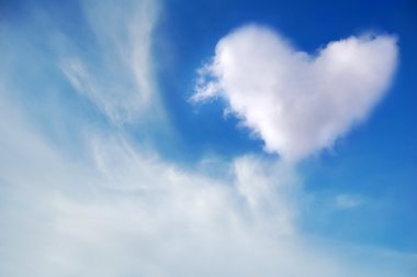 Heart cloud clipart