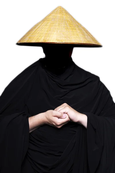 Monk, siyah — Stok fotoğraf