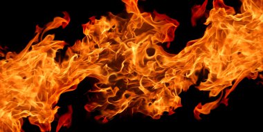 Fire for background. clipart