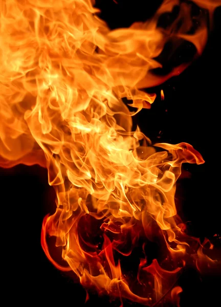 stock image Fire for background.