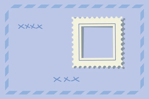 Perangko Postage - Stok Vektor