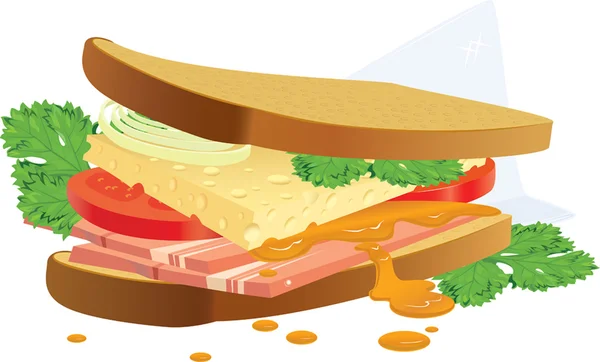 Sanduíche —  Vetores de Stock