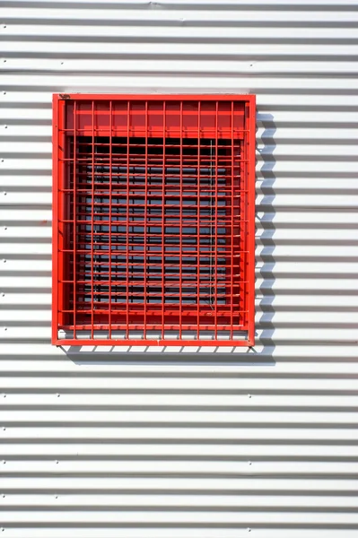 Rotes Fenster — Stockfoto