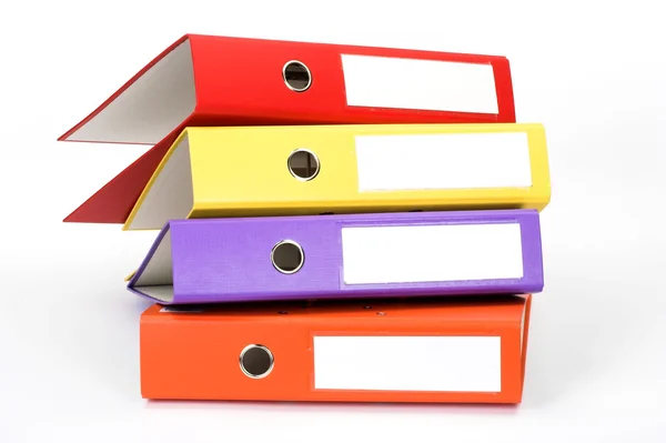 Color file folders — Stock Photo, Image
