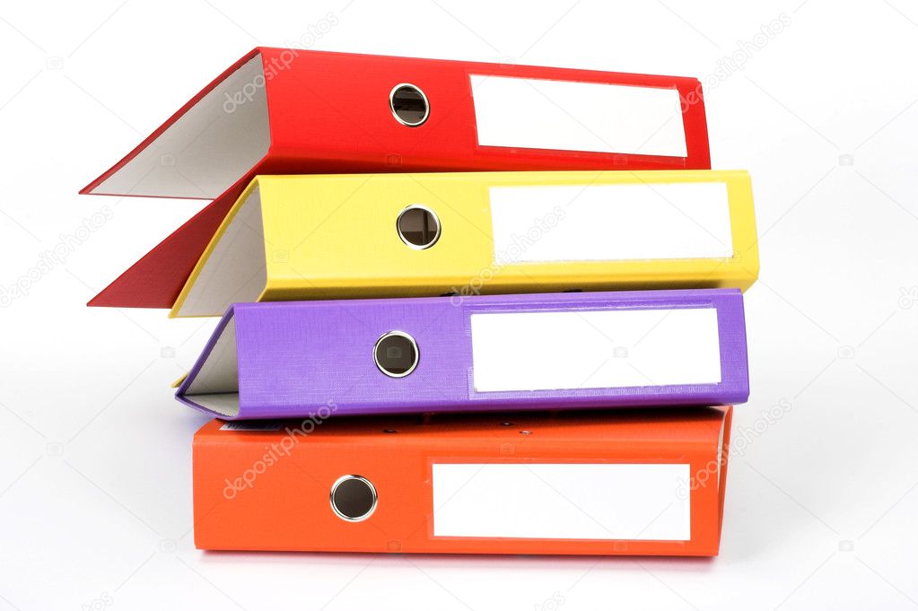 Color file folders