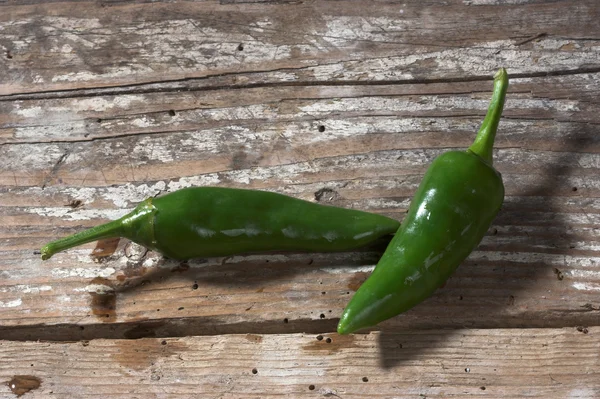 Green chillies — Stock Photo, Image