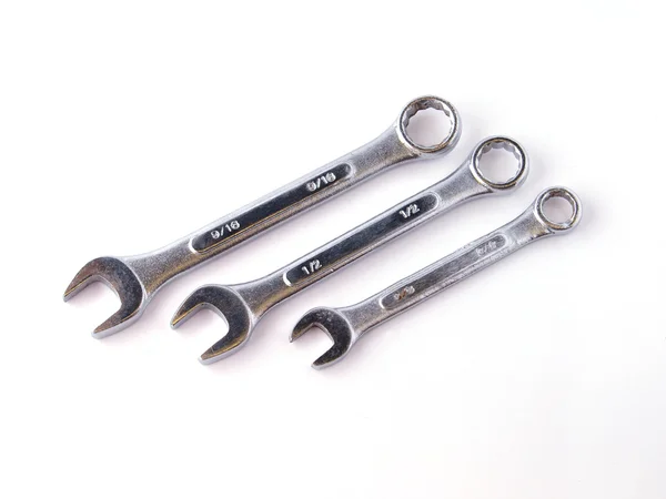Chrome spanners — Stock Photo, Image