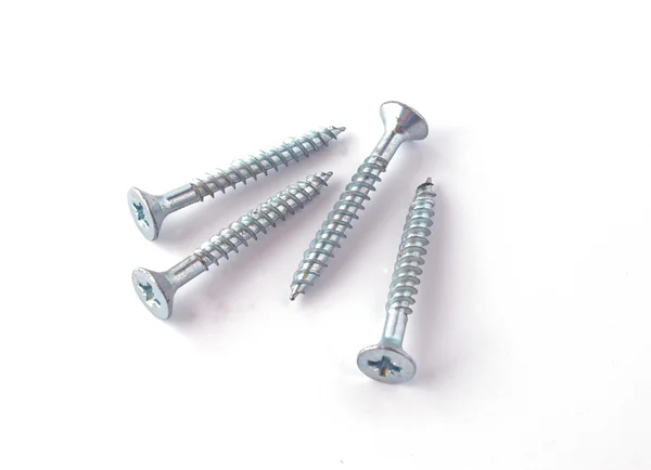 Countersunk wood screws — Stock Photo, Image