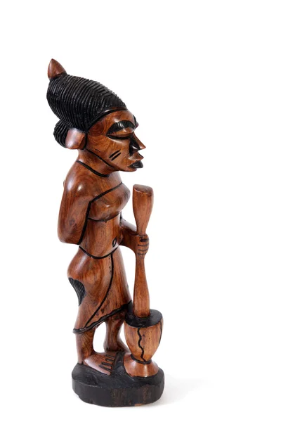 stock image Gambian wood carving.