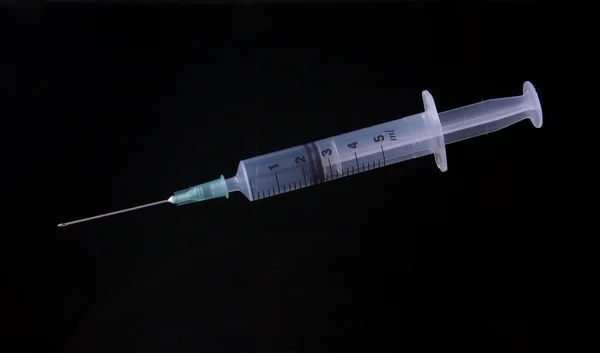 Hypodermic syringe and needle — Stock Photo, Image
